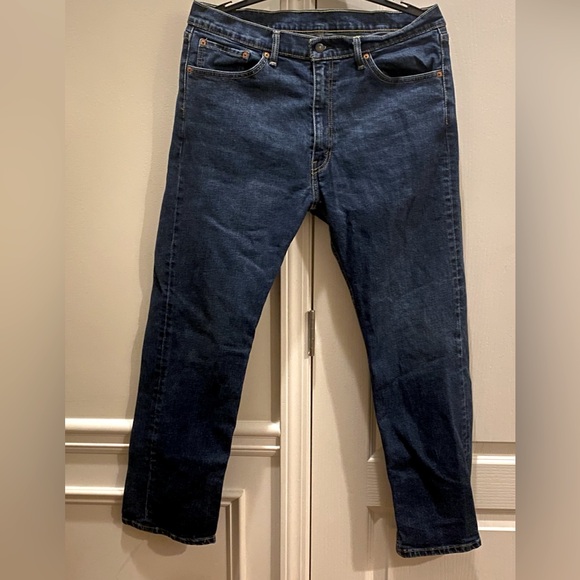 Men’s Levi Strauss & Co 505 Jeans Dark Wash - Picture 3 of 11